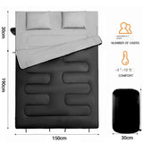 Couples Outdoor Camping Sleeping Bag, Waterproof & Washable
