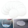 Fogfar 8 PCS 3.62 Inch Car Anti-Slip Mats Universal Car Mobile Phone Non-Slip Gel Pads Round Car Mats for Cell Phone Sunglasses Keys Coins (Transparent)