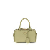 Prada Bicolor Calf Leather Bos Taurus Handbag