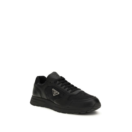 Prada Black Recycled Polyamide Athletic Sneakers