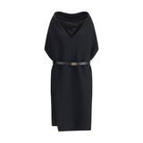 Ferragamo Black Viscose Casual Dress