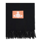 Vivienne Westwood Black Wool Scarf