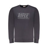Rifle Blue Cotton Men Sweatshirt