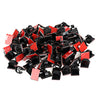 GWHOLE 100Pcs 3m Adhesive Cable Clips Cord Organizer Wire Management for Car Office and Home