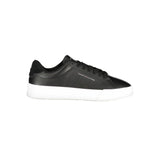Tommy Hilfiger Black Polyurethane Men's Sneaker