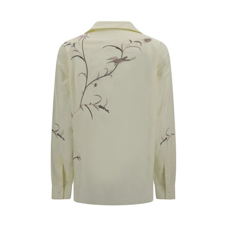 Baziszt Bicolor Cotton Pattern Shirt