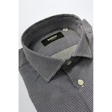 Baldinini Trend Blue Cotton Men Shirt