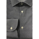 Baldinini Trend Blue Cotton Men Shirt