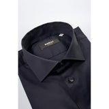 Baldinini Trend Black Cotton Men's Shirt