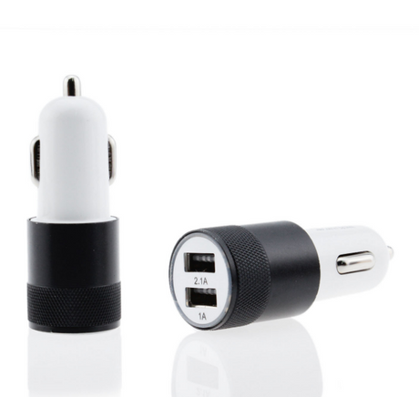 Metal Car Charger with Dual USB 2.1A Output