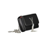 Mario Valentino Black Polyurethane Women's Shoulder Bag