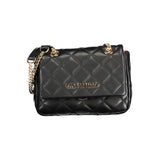 Mario Valentino Black Polyurethane Women Shoulder Bag