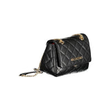 Mario Valentino Black Polyurethane Women Shoulder Bag