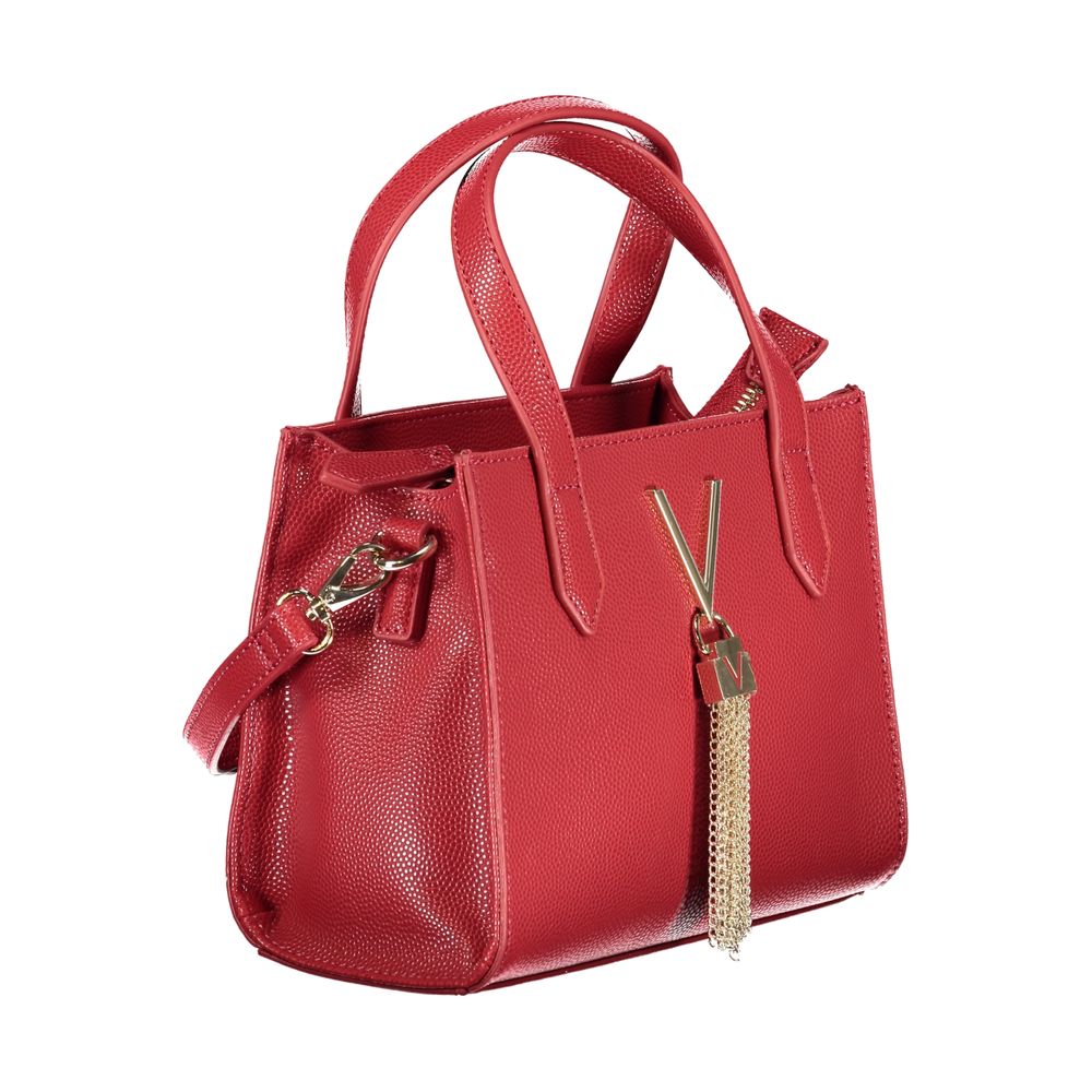 Mario Valentino Red Polyurethane Women Handbag