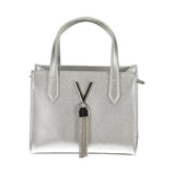 Mario Valentino Silver Polyurethane Women's Handbag