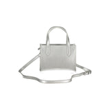 Mario Valentino Silver Polyurethane Women's Handbag