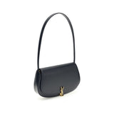 Saint Laurent Blue Calf Leather Bos Taurus Shoulder Bag