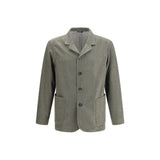Finamore Bicolor Fleece Wool Coat