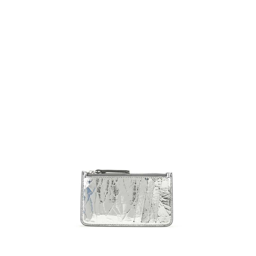 Margiela Silver Calf Leather Bos Taurus Wallet
