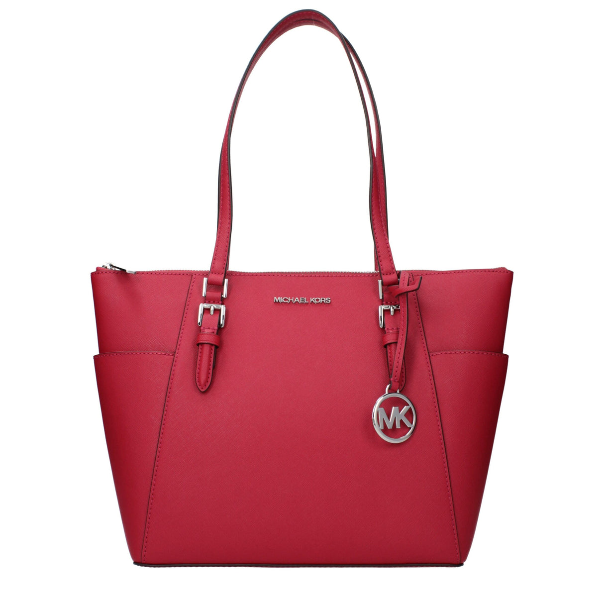 Michael Kors Red Leather Shoulder Bag