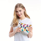 Pineapple Print Waterproof Makeup Organizer Bag