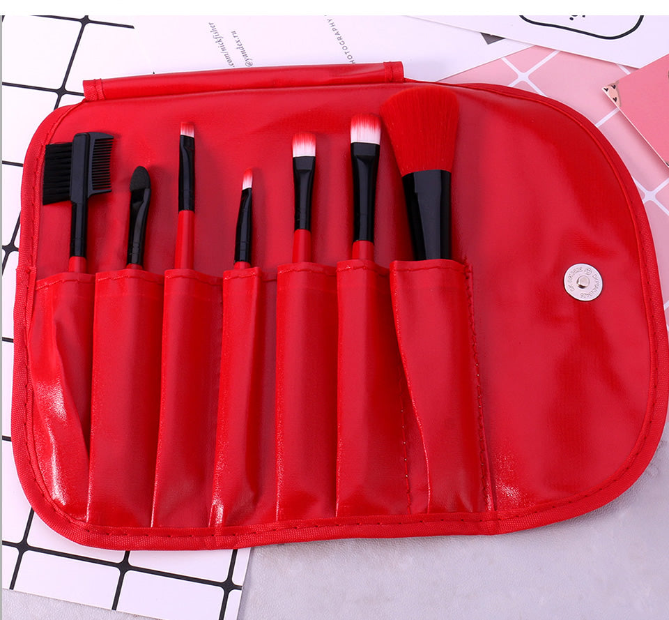 Makeup Brush Set with 7 Brushes