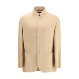Brunello Cucinelli Beige Cashmere Coat