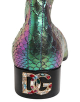 Dolce & Gabbana Multicolor Chelsea Short Ankle Boots Shoes