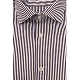 Baldinini Trend Purple Cotton Men Shirt