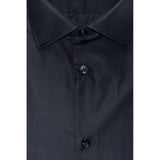 Baldinini Trend Black Cotton Men Shirt
