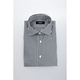 Baldinini Trend Blue Cotton Men's Shirt