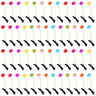 KFPPLXQ 50 Pcs Mushroom Hair Clips Sprout Clips Plant Hairpins Hair Accessories for Women Girls Kids Party School