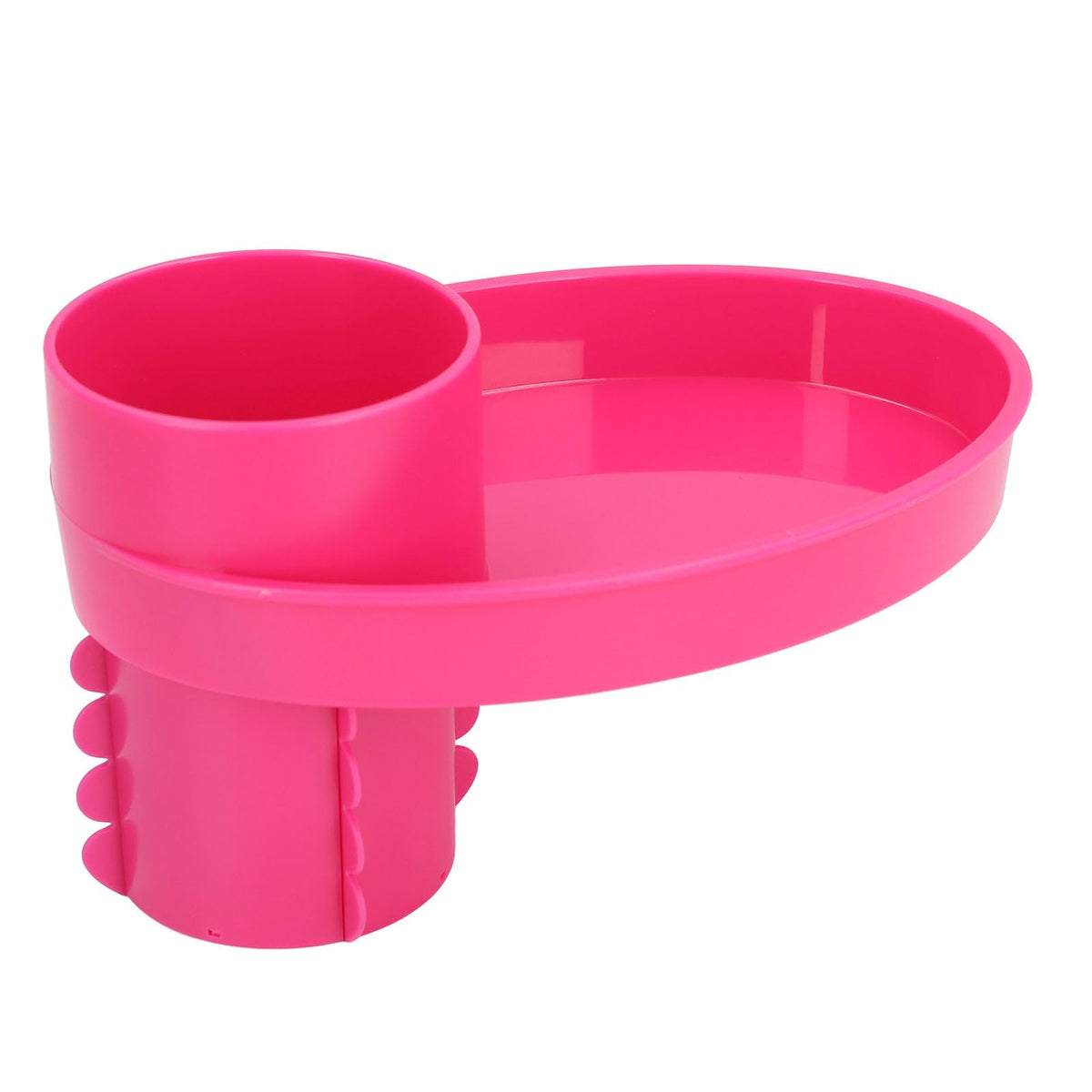 Car Seat Snack Tray Portable Cup Holder Plate for Toys Water Glasses Accessories with Rotating Design ()