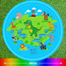 Inflatable Water Splash Mat for Kids' Outdoor Fun