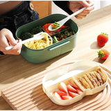 Large Capacity Plastic Lunch Box for Home and School