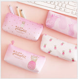 Pink Pineapple Pencil Case and Stationery Box