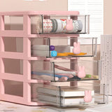 Small Plastic Drawer Organizer for Desk Storage