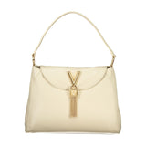 Mario Valentino Beige Polyurethane Women Shoulder Bag