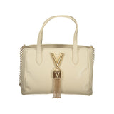 Mario Valentino Beige Polyurethane Women Handbag