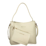 Mario Valentino Beige Polyurethane Women Shoulder Bag