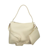 Mario Valentino Beige Polyurethane Women Shoulder Bag