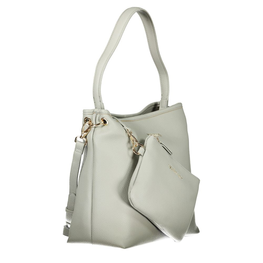 Mario Valentino Grigio Polyurethane Women Shoulder Bag