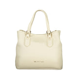 Mario Valentino Beige Polyurethane Women Handbag