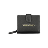Mario Valentino Black Polyurethane Women Wallet