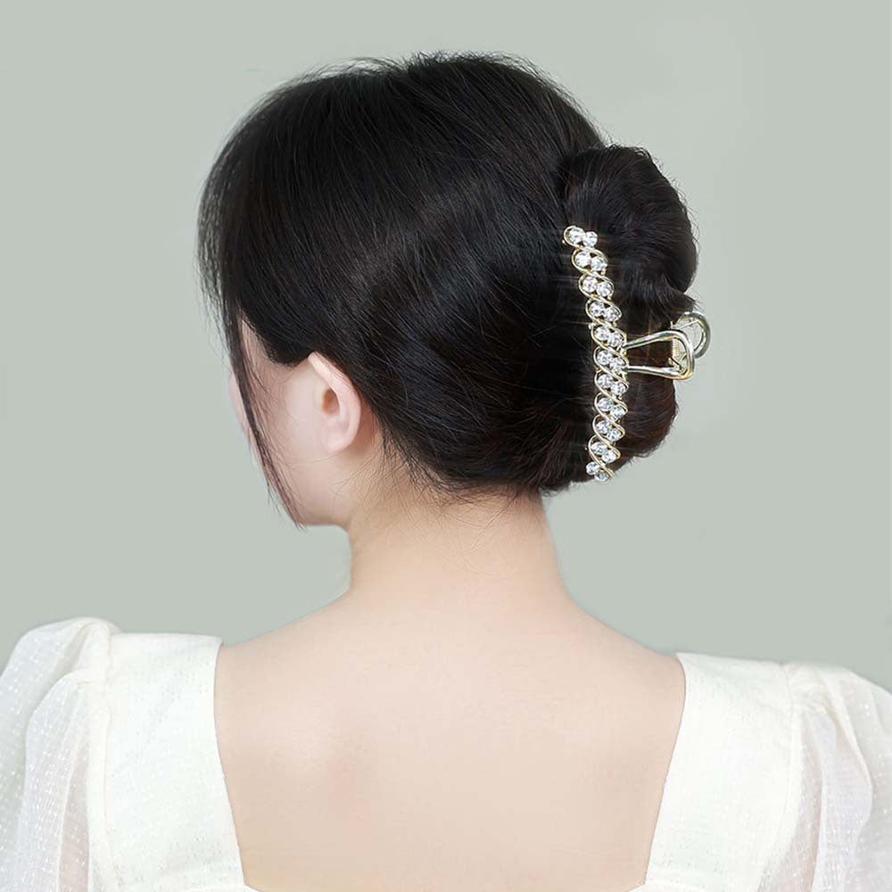 Elegant Rhinestone Hair Clip Accessories for Women