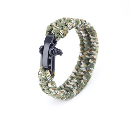 Survival Bracelet for Camping and Emergency Use