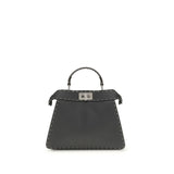 Fendi Gray Leather Handbag