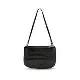 Diesel Black Calf Leather Bos Taurus Shoulder Bag