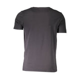 Aeronautica Militare Black Cotton Men's T-Shirt