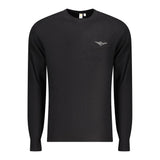 Accademia Militare Black Cotton Men's Sweater